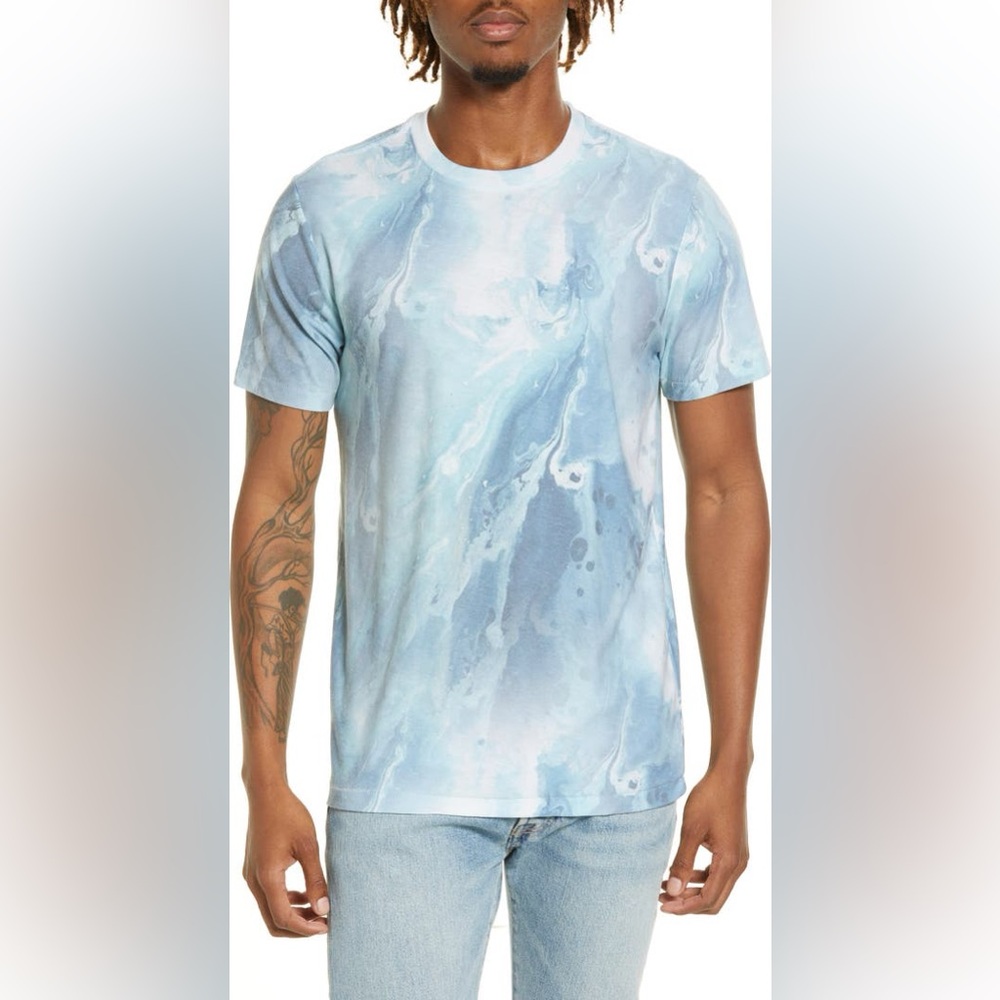 SOL ANGELES Marble Swirl Print T-Shirt Size S